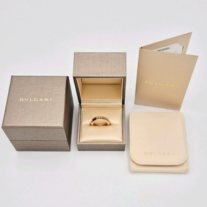 [중고명품셀렉트]불가리 비제로원 로즈골드 밴드 링 56호 2025년도 상품