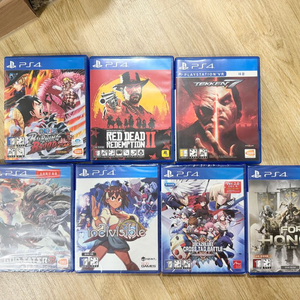 플레이스태이션 플스 게임시디 레데리2 철권7 원피스등