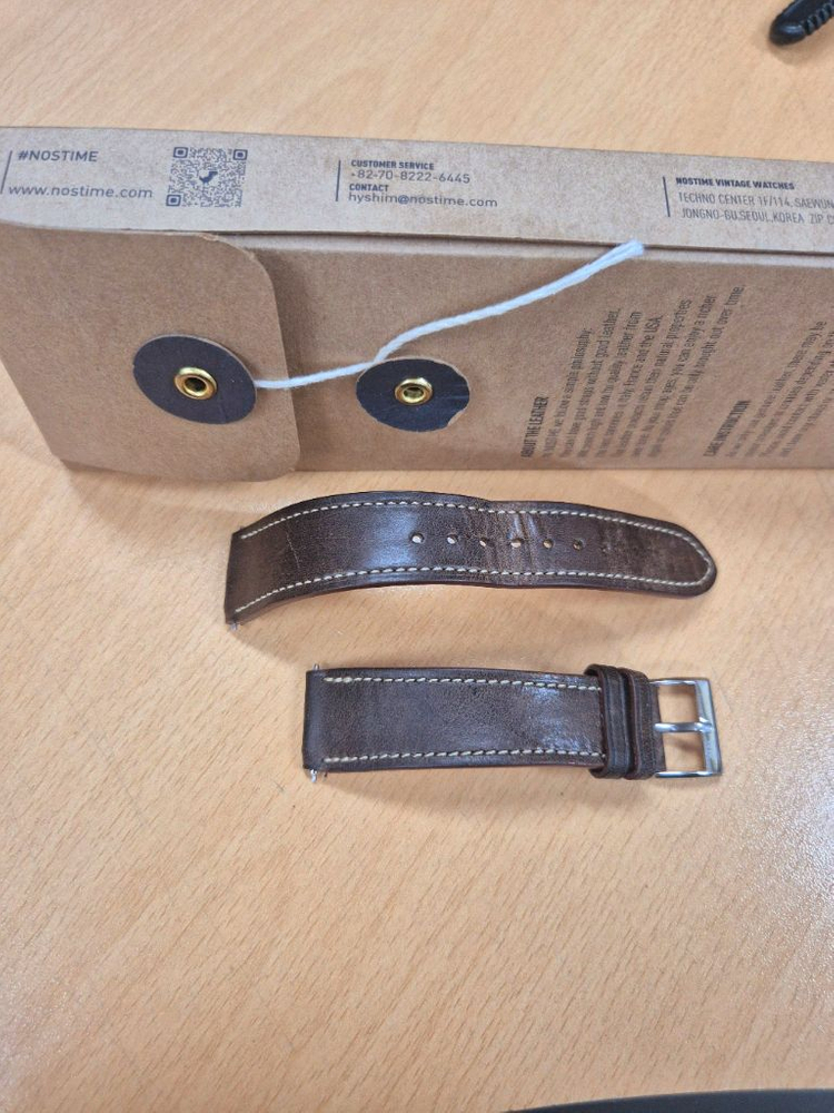 노스타임 시계 스트랩 호윈 말가죽 HORWEEN HORSE GRAYSTONE 이미지