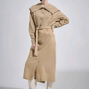 시스템 와이드카라 벨트 원피스 스킨 55 랑방 마인 더캐시미어 타임 sjsj