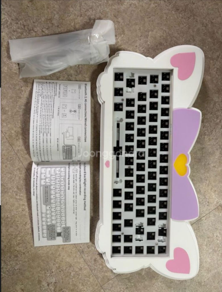 리그오브레전드 롤 유미 고양이 키보드 키판 (키캡X)--2