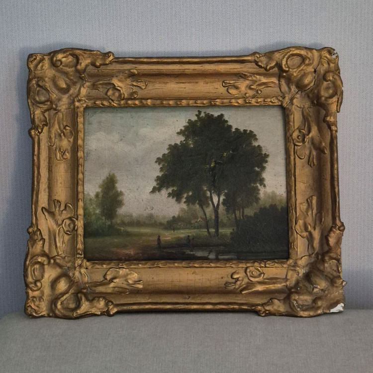 앤틱액자 유화액자 빈티지액자 골드액자 우드액자 빈티지유화 앤틱유화 풍경액자--3