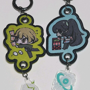 림버스 컴퍼니 홍루 싱클레어 공식 자수 키링 림컴