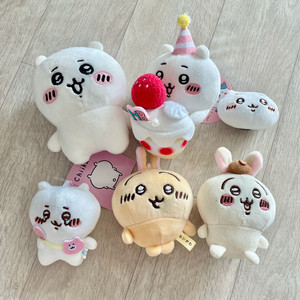 치이카와 우사기 인형 키링 5개일괄