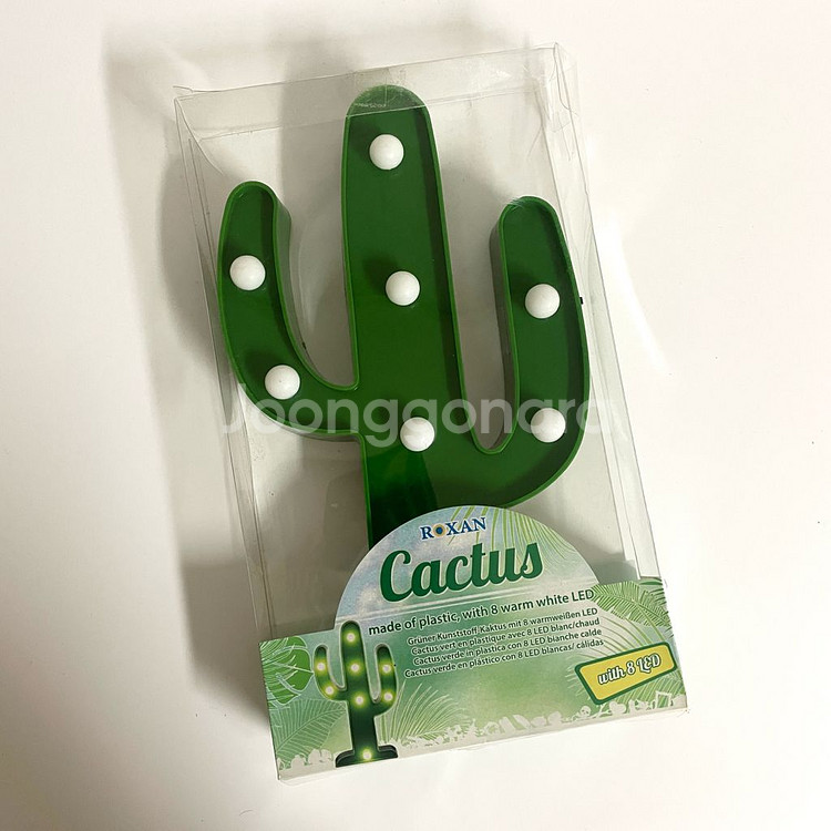LED조명, 선인장조명, 아이들 방꾸미기 소품 새상품--1