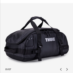 THULE 툴레 더플백 백팩 블랙 30L (새상품) 이미지