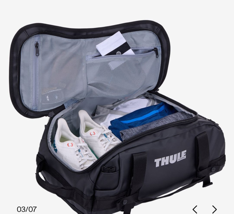 THULE 툴레 더플백 백팩 블랙 30L (새상품) 이미지