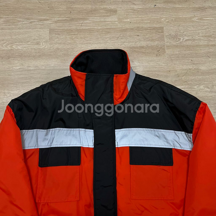 자라 리플렉티브 배색 스키복 보드복 스키점퍼 [오렌지] M/95--1