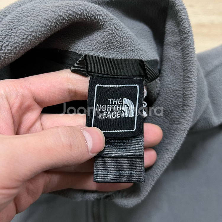 노스페이스 하프돔 로고 후리스 플리스 집업자켓 [차콜] S/90--4