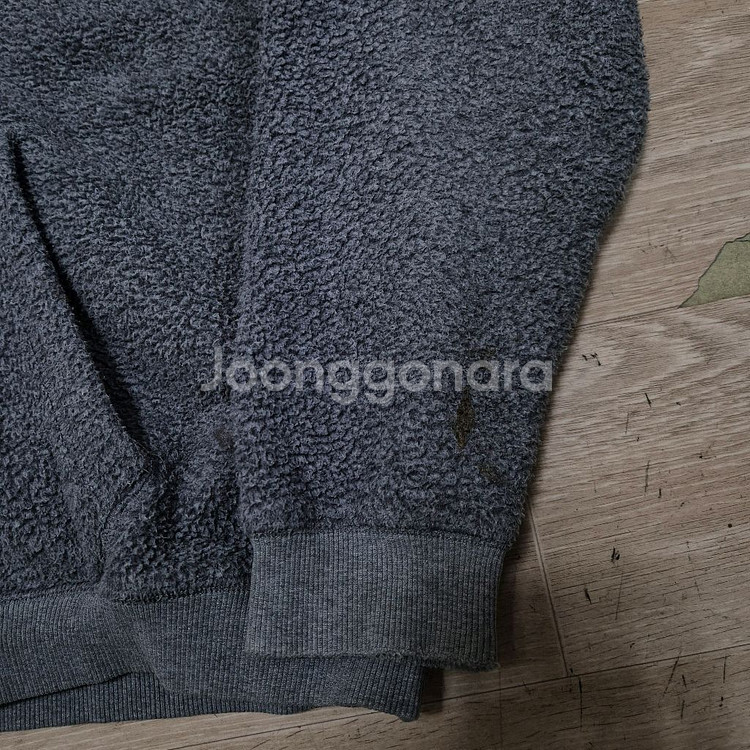 타미힐피거 진스 TJ 로고 후드 후리스 플리스 자켓 XL(105)--3