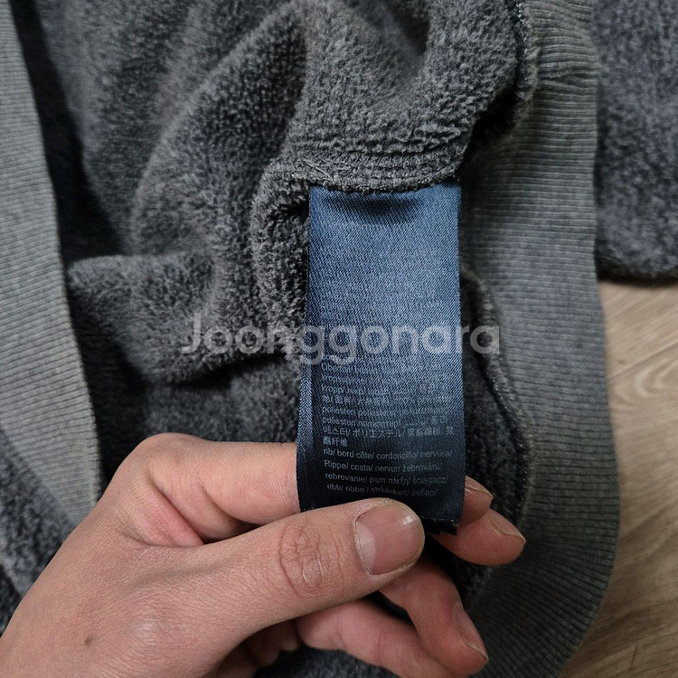 타미힐피거 진스 TJ 로고 후드 후리스 플리스 자켓 XL(105)--7