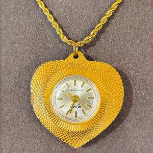 Sunki 빈티지 펜던트 기계식 시계