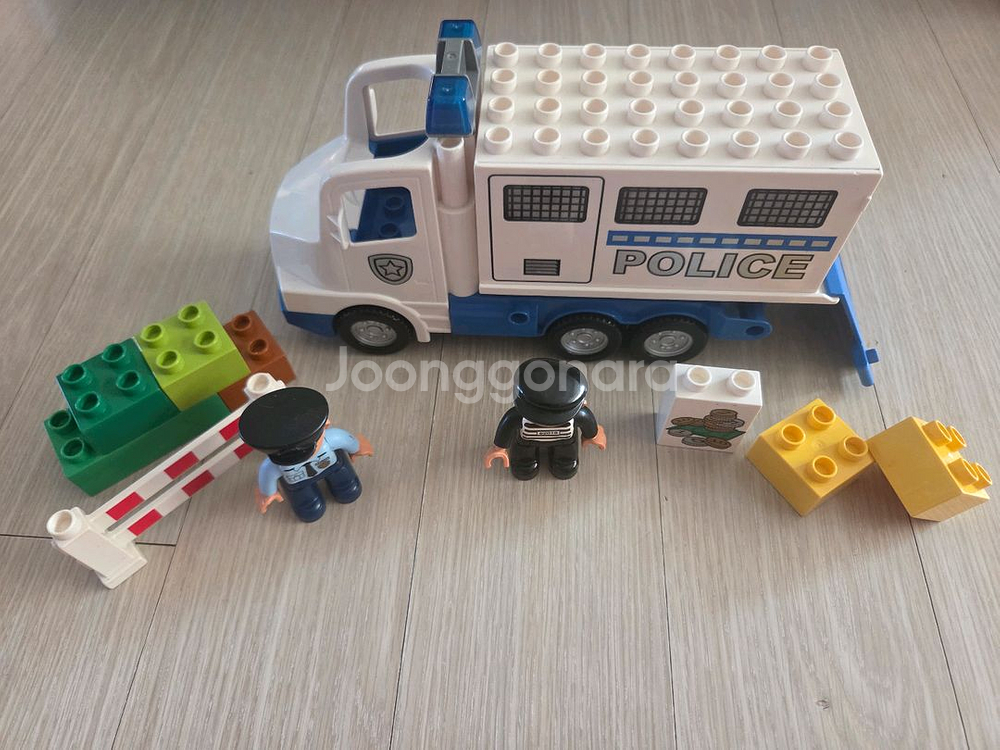 레고듀플로 5680 경찰트럭--1