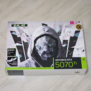 갤럭시 RTX 5070 Ti HOF GAMING 호프 화이트