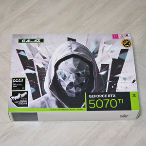 갤럭시 RTX 5070 Ti HOF GAMING 호프 화이트