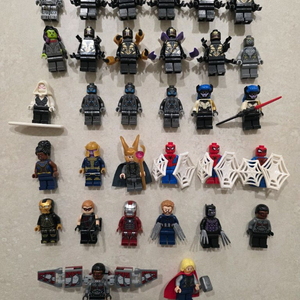 레고 마블 미니피규어 일괄 판매