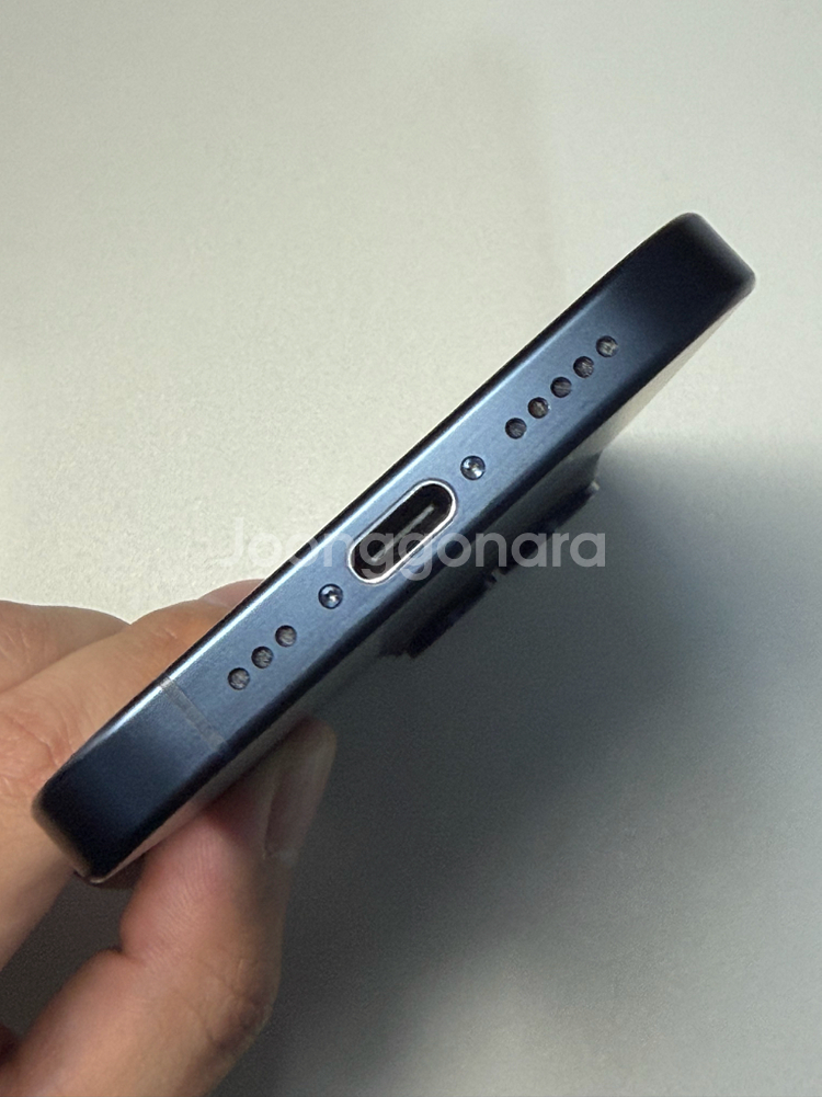 아이폰15프로 딥블루 128기가--3