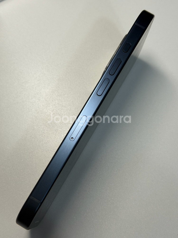 아이폰15프로 딥블루 128기가--4