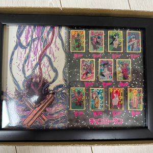 슈에이샤 점프샵 체인소맨 굿즈 코믹스 전권 핀뱃지 세트