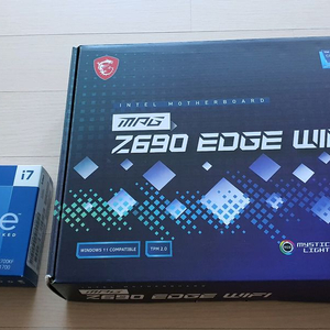 i7 13700kf + msi z690 edge wifi 판매합니다.