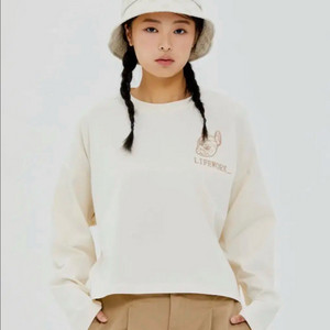 [새상품] 라이프워크 여성 라독페이스 긴팔 숏 티셔츠