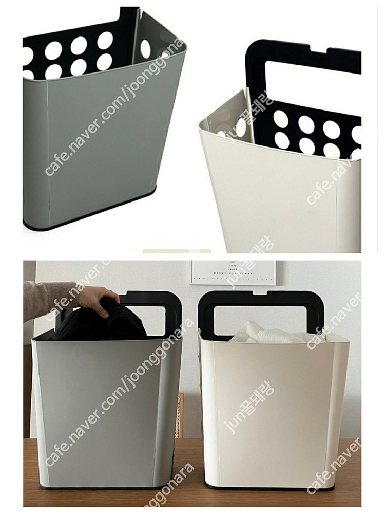 세탁실 주방 베란다 창틀 분리수거함 다용도실 컬러색상 3종세트--3