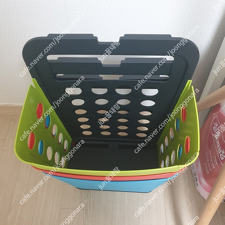 세탁실 주방 베란다 창틀 분리수거함 다용도실 컬러색상 3종세트--7