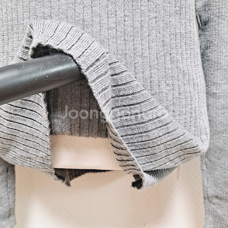 깨끗한 여성 캐시미어 골지 니트티 95 목폴라 터틀넥 목티 긴팔티--6