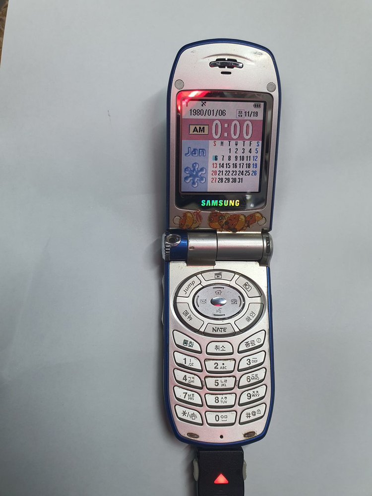 삼성 갤럭시 SCH V300 2G폰 올드폰 골동폰 이미지
