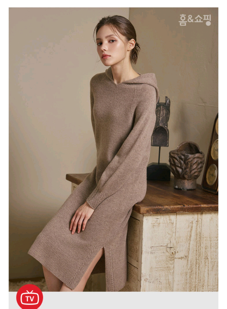 케이수 호주산 메리노울 100 니트 원피스--1