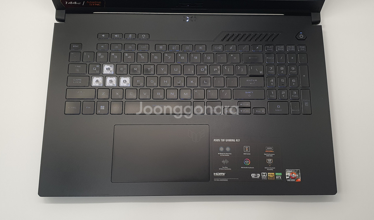 [최저가]ASUS 17인치 게이밍노트북 TUF(6800H/3060/1TB)--4