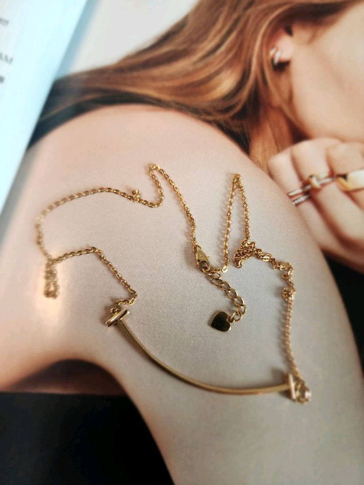 18k 골드 목걸이--2