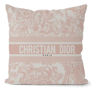 디올 로고 패턴 쿠션