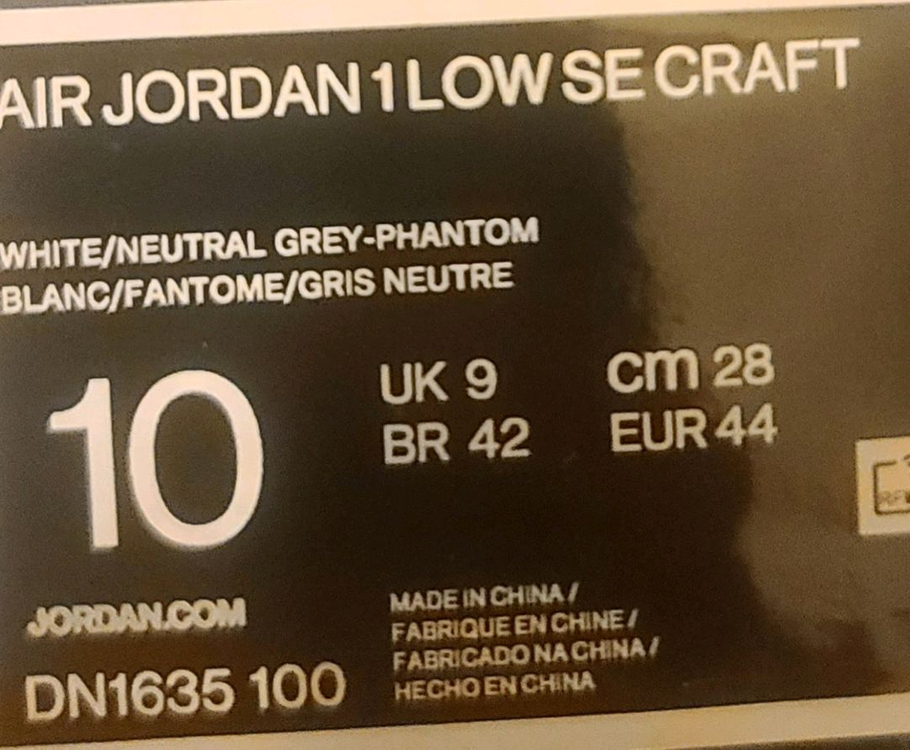 나이키 에어 조던 1 로우 SE 크래프트 280 이미지