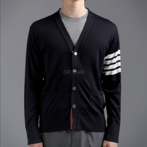 톰브라운 사선 울 가디건