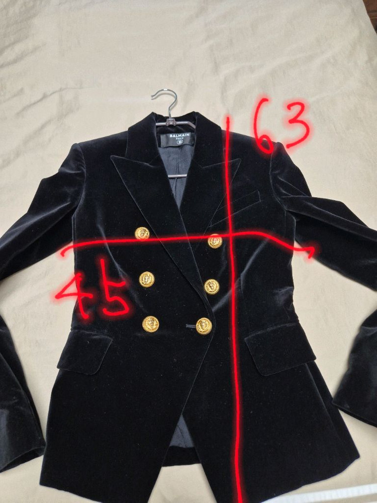 발망 벨벳 테일러 블레이저/자켓--2