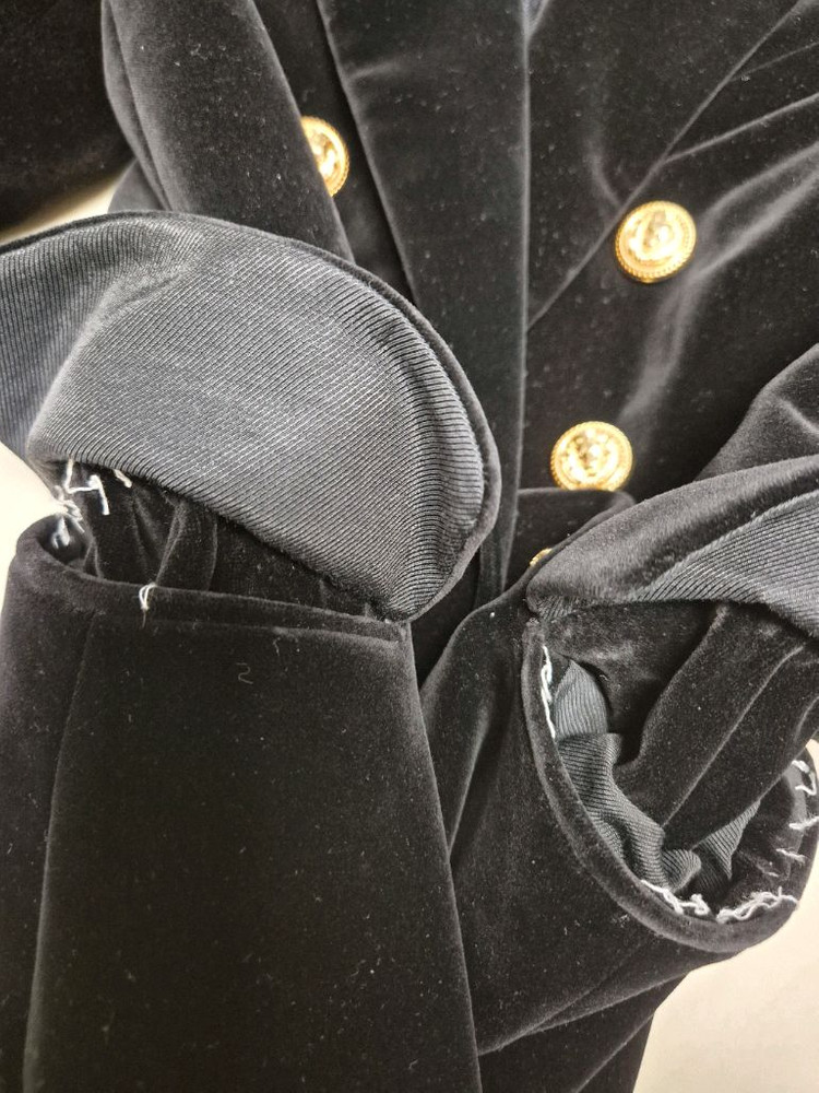 발망 벨벳 테일러 블레이저/자켓--5