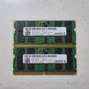 마이크론 DDR5 6400MHz 16GB 노트북 램 2개 (32GB)
