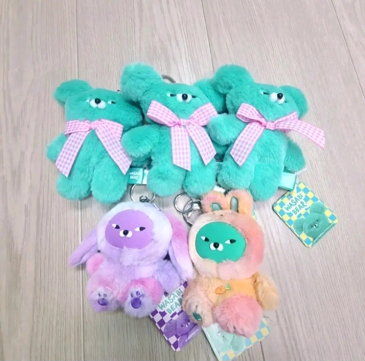 와사비베어 캣라비 키링인형 뽑기인형 판매--0