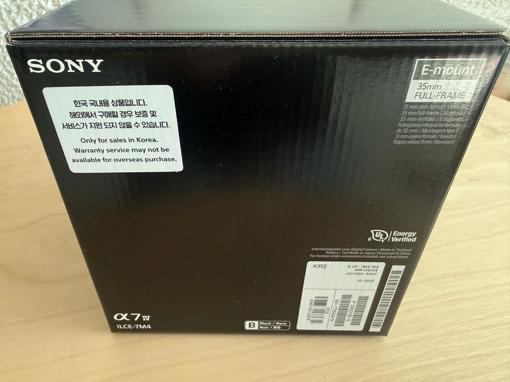 소니 정품 풀프레임 미러리스 A7M4 BODY--1