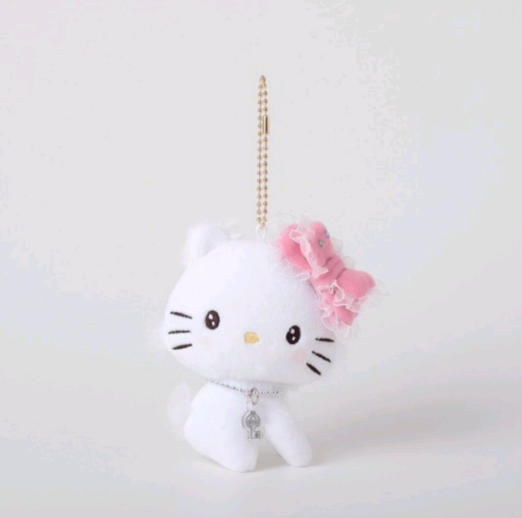 산리오 무뉴구루미 챠미키티 마스코트 키링 새상품 이미지