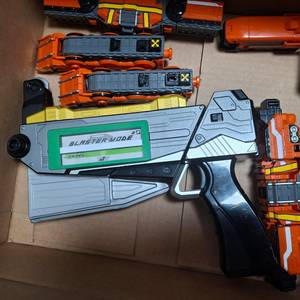 파워레인저 트레인포스 로봇부품,무기들