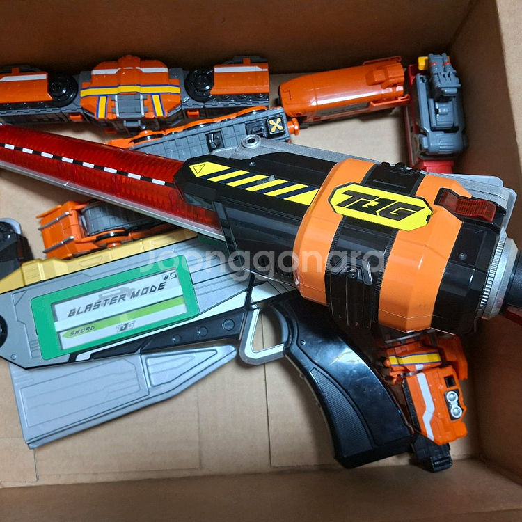 파워레인저 트레인포스 로봇부품,무기들--1