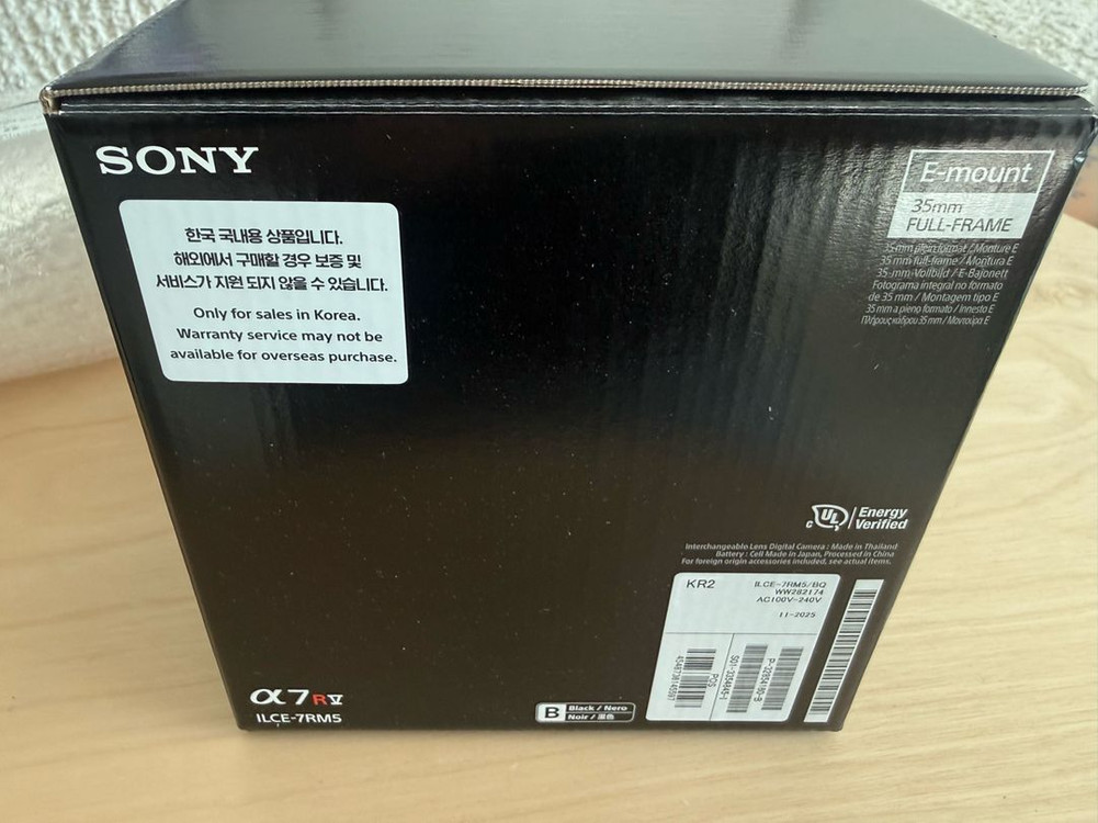 소니 정품 풀프레임 미러리스 A7RM5 BODY--5
