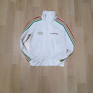 (택포)아디다스 밀라노 크림 삼선 져지 여 95