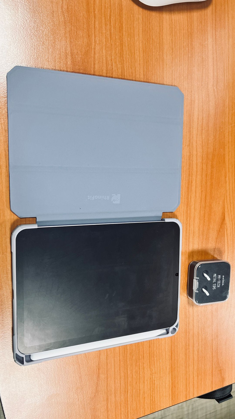 아이패드 미니 7세대(퍼플) 128g 5G+WiFi + 애플 펜슬 프로 + 케이스--1