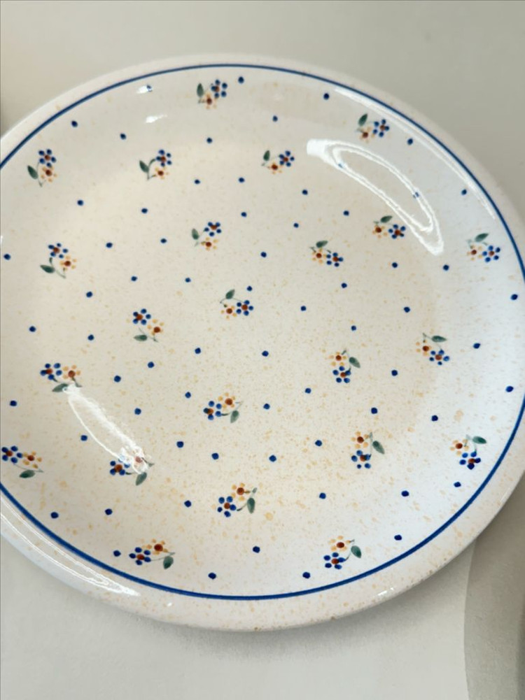 폴란드 핸드메이드 그릇--1