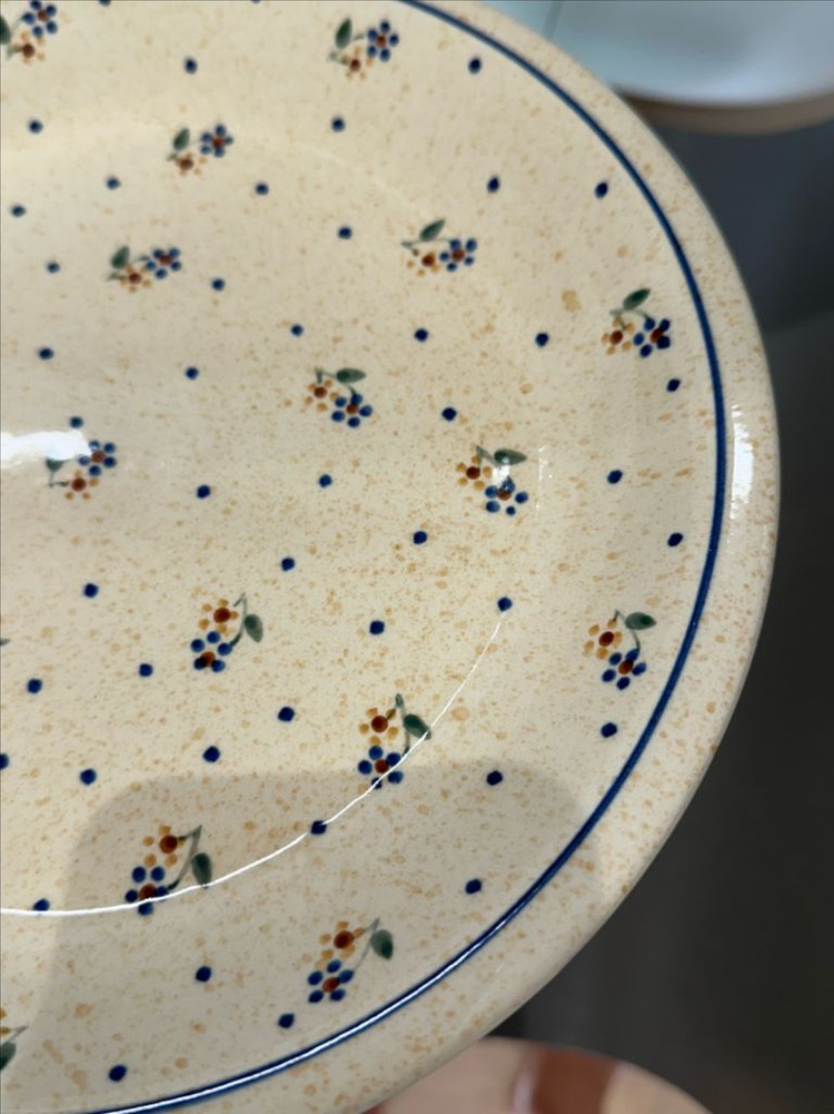 폴란드 핸드메이드 그릇--2