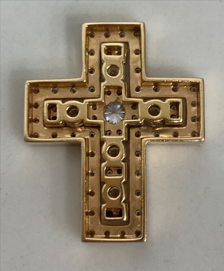 [L]다미아니 벨에포크 펜던트 핑크골드 로즈골드 다이아 목걸이 라지사이즈 이미지