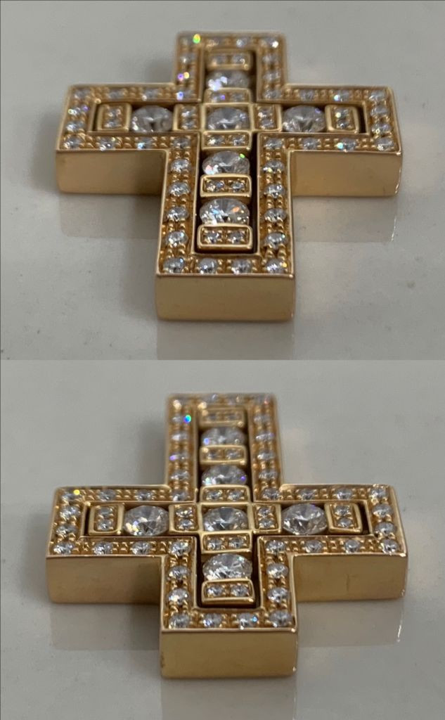 [L]다미아니 벨에포크 펜던트 핑크골드 로즈골드 다이아 목걸이 라지사이즈 이미지